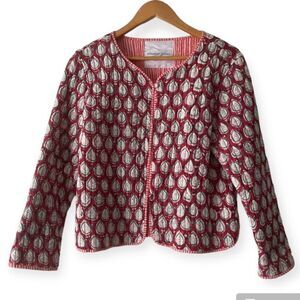 Eleanor James quilted reversible jacket OS